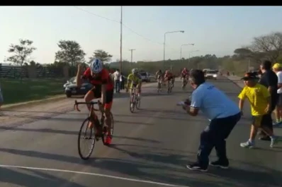 Hugo Cutuli festejó en la competencia de ruta