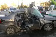 Falleció uno de los jóvenes que chocó ayer en la avenida Belgrano