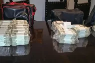 Llevan los 9 millones de dólares secuestrados a José López al Banco Central