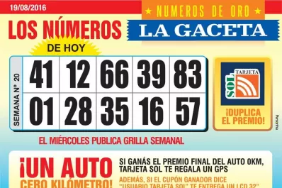 Los Números de Oro de LA GACETA