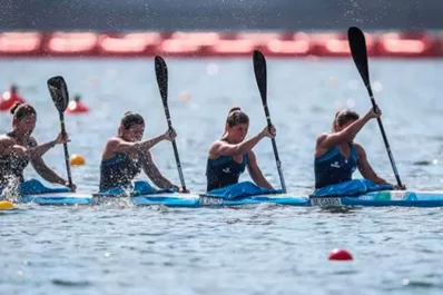 Los equipos argentinos de canotaje clasificaron a las semifinales