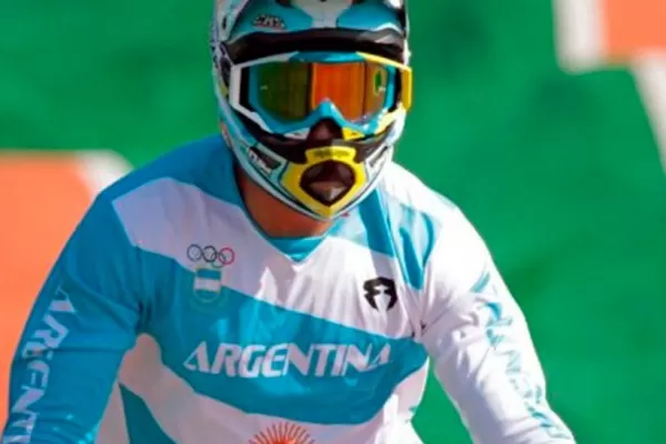 Gonzalo Molina culminó sexto en la última serie y no se clasificó a la final de BMX