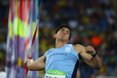 Con 22 años, Braian Toledo disputará hoy su primera final olímpica en jabalina