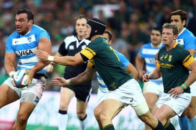 Los Pumas no pudieron ante Sudáfrica  y perdieron sobre el final