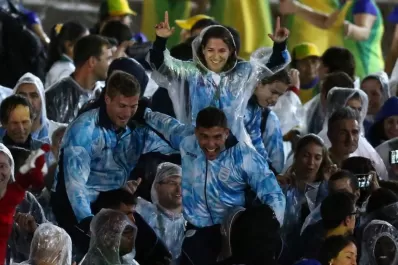 Pareto fue la abanderada de la delegación argentina