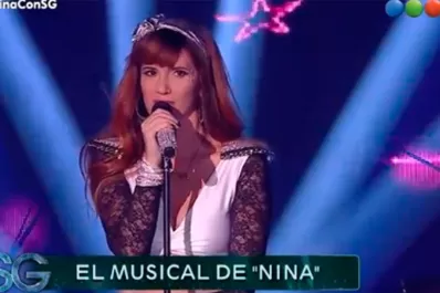 Nina visitó el programa de Susana y deslumbró con su show