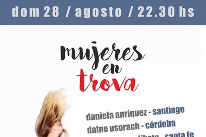 Mujeres en trova se presenta este domingo en Tucumán