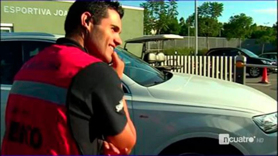 Video: la nueva figura de Barcelona le chocó el auto a Luis Suárez