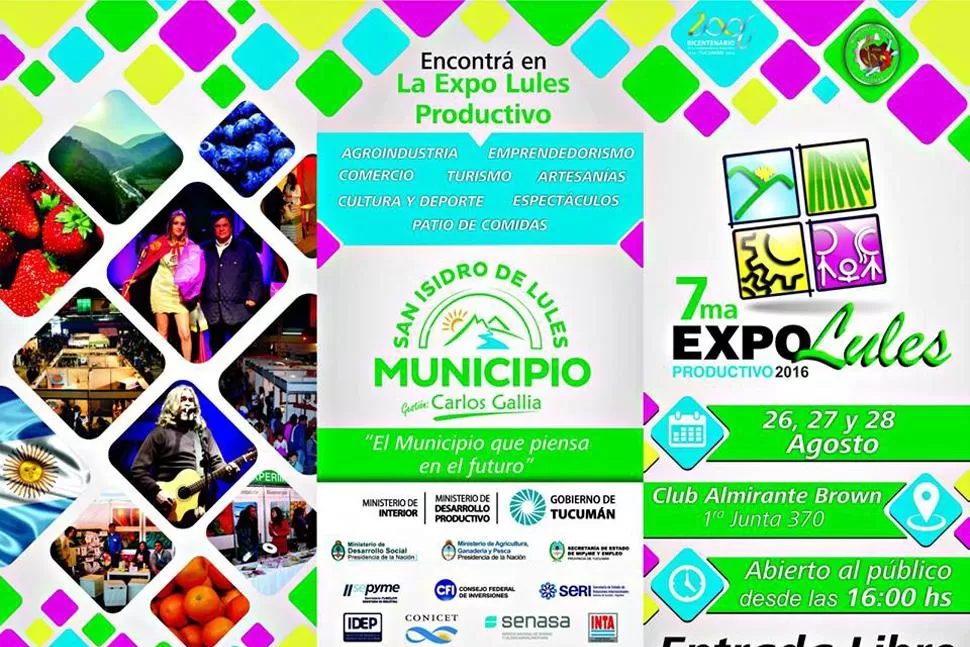 Turismo, artesanías, cultura y deporte en la Expo Lules Productiva
