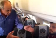 Abbona justificó la agresión a un periodista en un vuelo a Santa Cruz