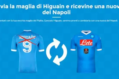 Sigue la bronca con Higuaín: cambian su vieja camiseta por una nueva de Napoli