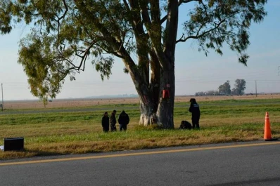 Hallan el cuerpo de una mujer en una valija incendiada