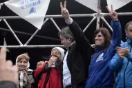Con críticas al Gobierno, concluyó la Marcha de la Resistencia en la Plaza de Mayo