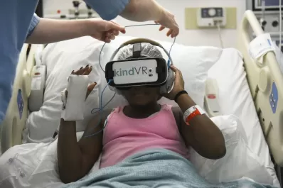 Las terapias de realidad virtual ofrecen alivio para los niños enfermos
