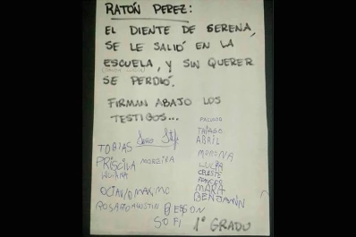 Una tierna carta al Ratón Pérez se viralizó en las redes