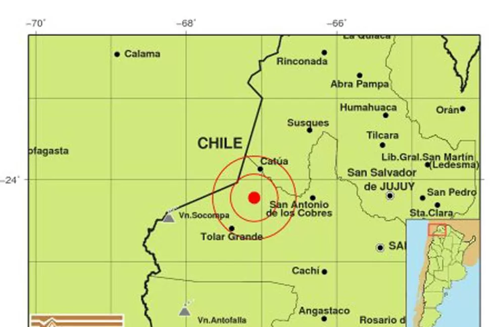 Dos temblores en Salta causaron susto en Tucumán