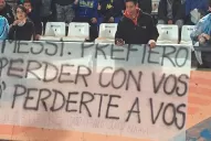 Las banderas en apoyo a Messi en su regreso a la Selección