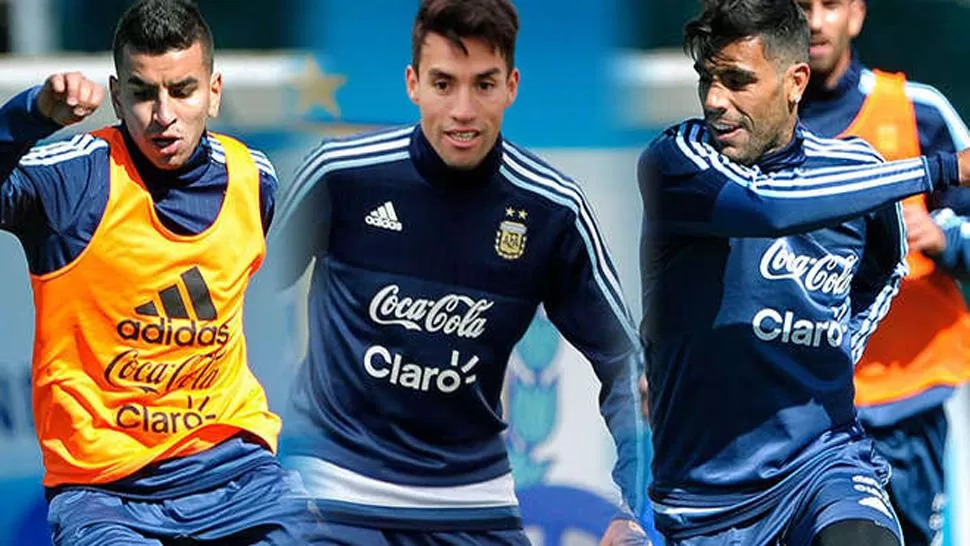 Correa, Gaitán y Fernández son los posibles reemplazantes de Messi para enfrentar a Venezuela. (FOTO TOMADA DE OLÉ.COM)