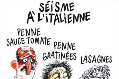 Indignación en Italia por una caricatura de “Charlie Hebdo”