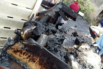Un incendio consumió una casa en el barrio San Fernando
