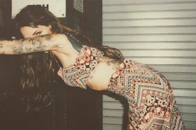 Candelaria Tinelli mostró sus tatuajes más íntimos en Instagram