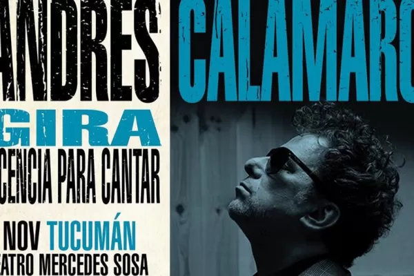 Andrés Calamaro confirmó que tocará en Tucumán