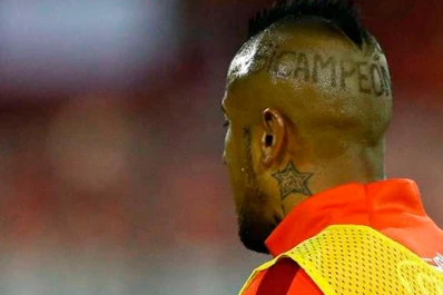 El nuevo look de Arturo Vidal para recordar que Chile es Bicampeón de América