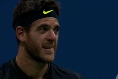 Las lágrimas de Del Potro por el aliento del público