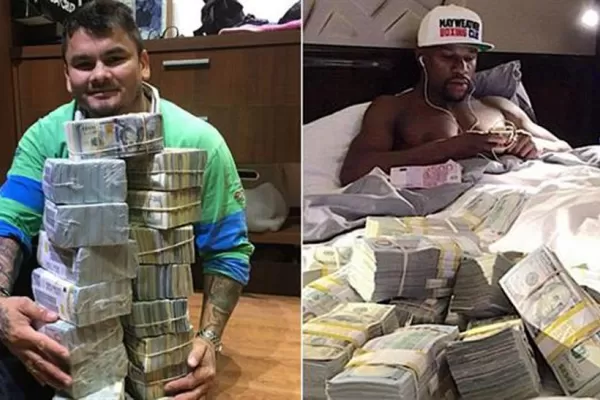 El Chino Maidana sobre la polémica foto con los millones de dólares: era una broma para Mayweather