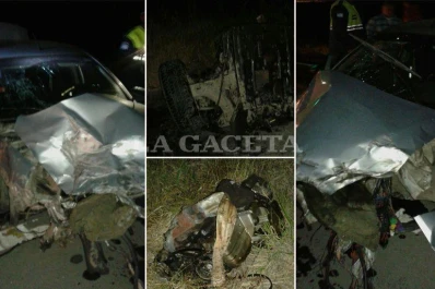 Un auto y un camión chocaron en la autopista a Famaillá