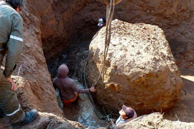 Hallan en Chaco un meteorito de más de 30 toneladas