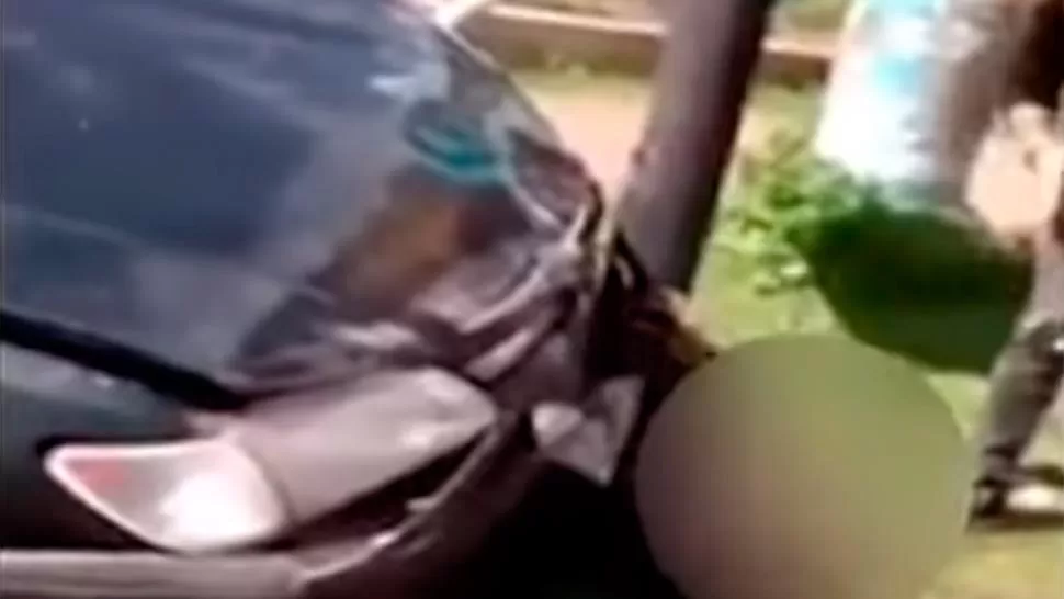 Video: agredieron al ladrón luego de ser atropellado por el carnicero