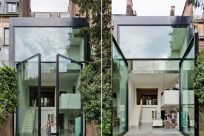 La casa con puertas de cristal más grande del mundo