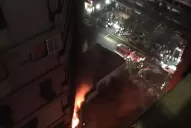 Se incendió un departamento en 25 de Mayo al 500