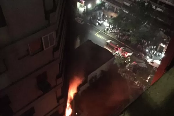 Se incendió un departamento en 25 de Mayo al 500