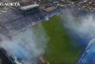 Mirá el recibimiento de Atlético desde el aire