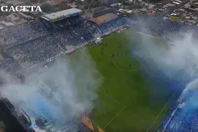 Mirá el recibimiento de Atlético desde el aire