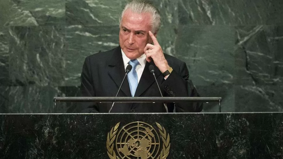 Temer dijo que Brasil dio un ejemplo al mundo con el juicio político a Rousseff