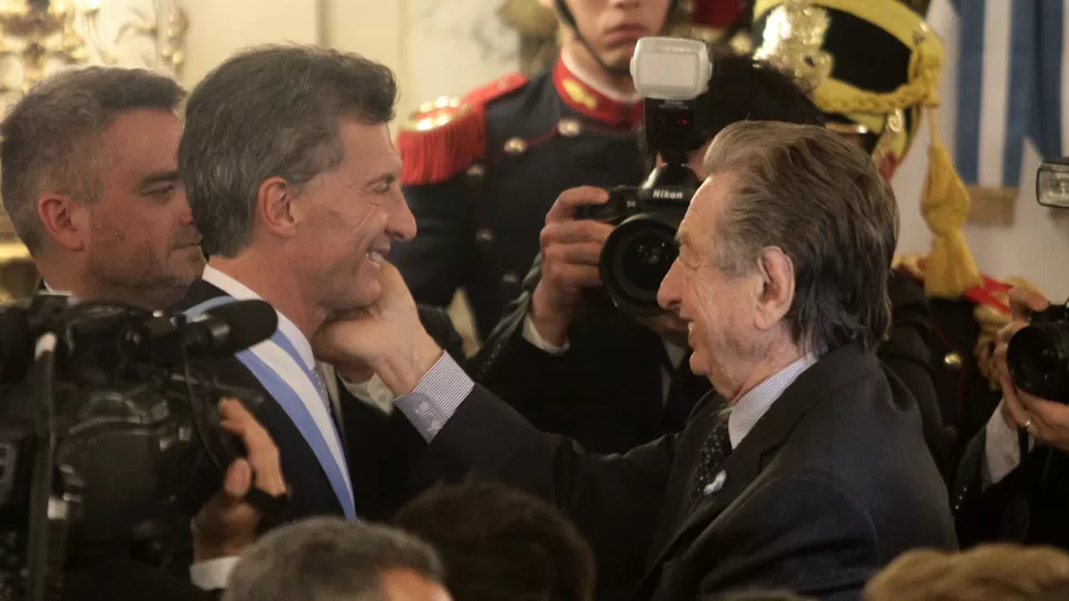 Mauricio y Franco Macri. ARCHIVO