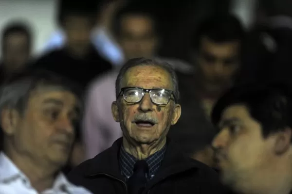 La edad no mengua la pasión del hincha