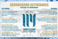 Conocé el cronograma de festejos de Atlético por su 114 aniversario