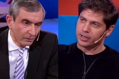 Video: así fue el cruce entre Axel Kicillof y Nelson Castro