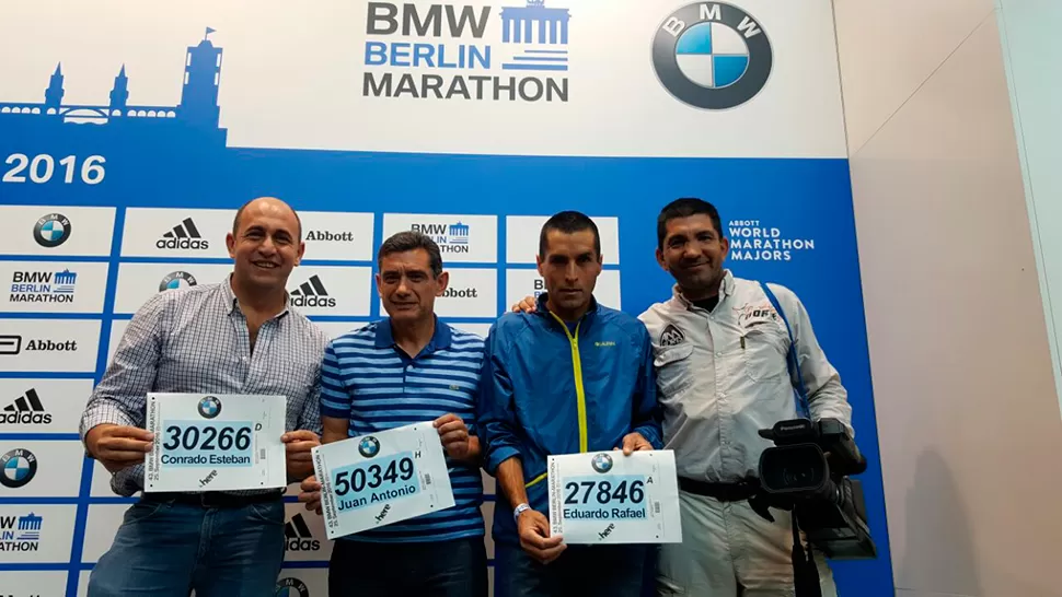 Tres tucumanos correrán la edición 43 de la Maratón de Berlín