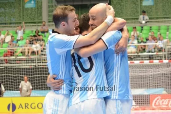 Argentina goleó a Egipto y clasificó a semifinales del Mundial de Futsal