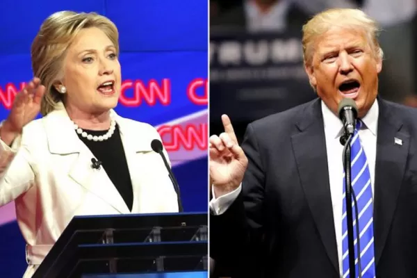 Hillary Clinton y Donald Trump se enfrentarán un debate presidencial ¿dónde podés verlo?