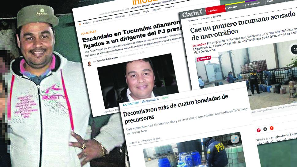 POLÉMICO. Trayán, ex empleado del legislador Santiago Cano, aparece en las redes sociales posando con una gorra de Gendarmería.