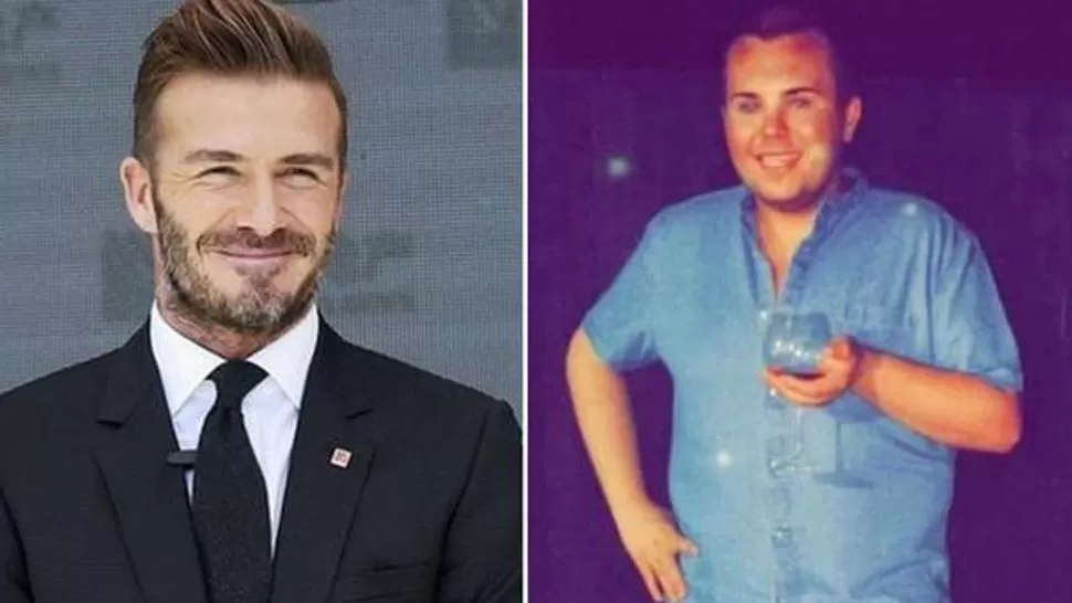 Un hincha gastó miles de dólares para parecerse a Beckham