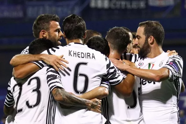 Higuaín y Dybala marcaron para Juventus, que ganó en Croacia