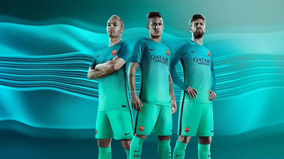 Mirá la nueva camiseta que usará Barcelona