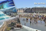 Cuánto te va a costar veranear en Mar del Plata, Florianópolis, Iquique y Miami